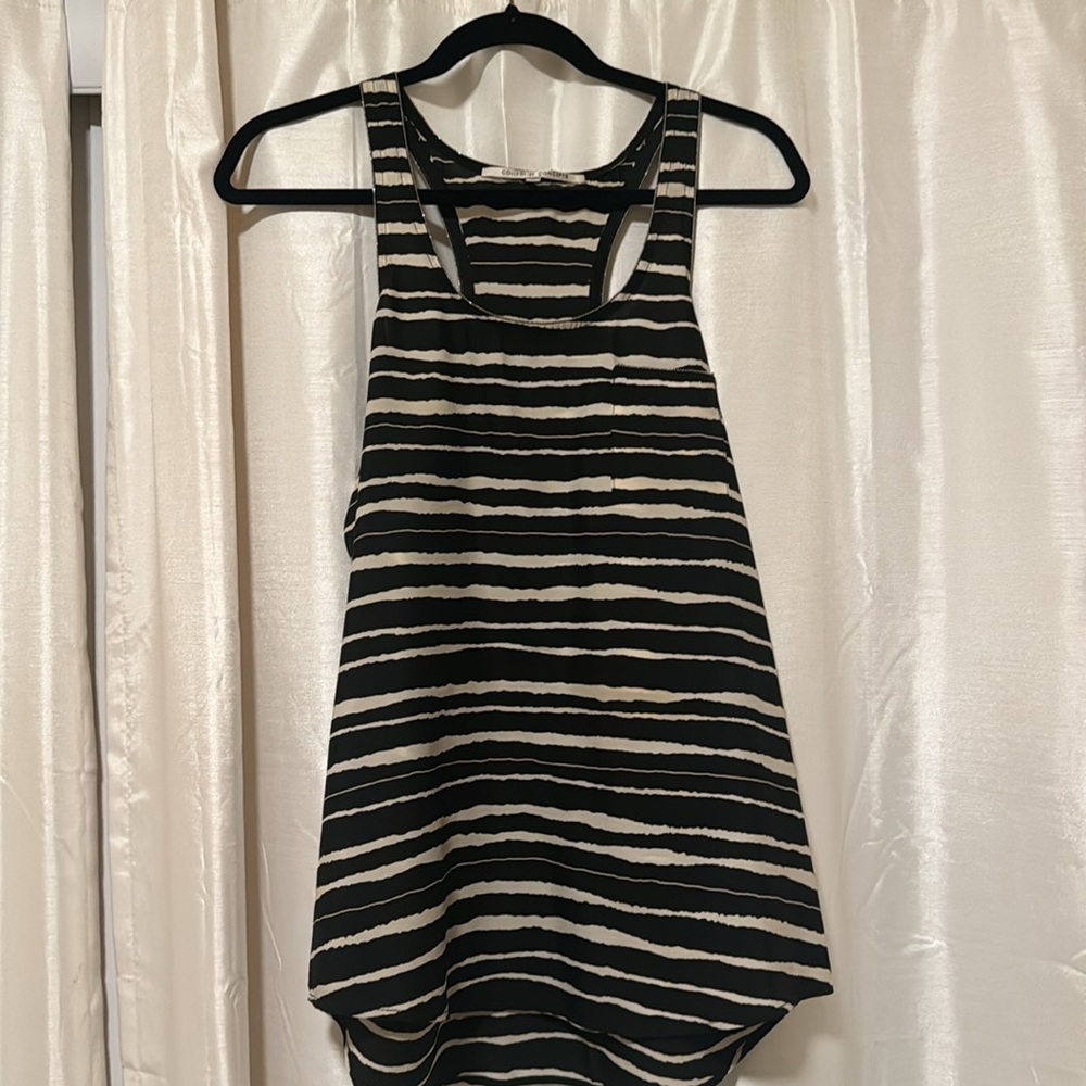 Striped tank top blouse